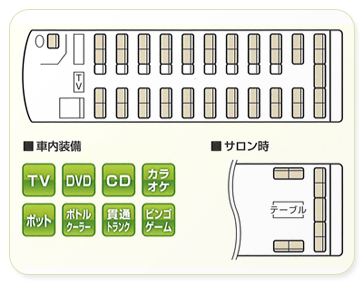 大型サロンバス